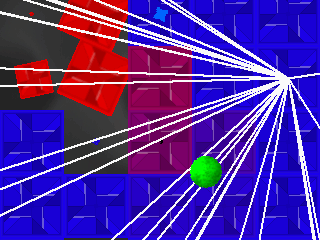 Screenshot of the original Ball Fall game from 2003